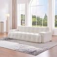 thumbnail image 5 of 88 in. Cloud 3 Seater Chenille Sofa with Button Tufted Comfy Upholstered Couch, 5 of 13