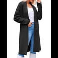 thumbnail image 1 of Cárdigan para Mujer, Grueso, Abierto, de Punto Holgado, de Gran Tamaño, para Otoño, Moderno, para Abrigo Negro XL, 1 of 8