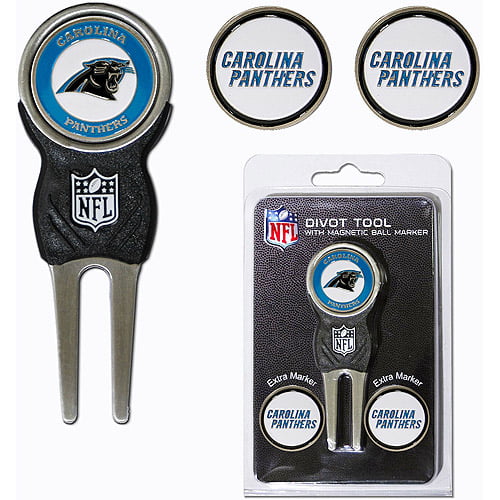 Team Golf NFL New Orleans Saints Divot Tool with 3 Golf Ball Markers Pack, Markers are Removable Magnetic Double-Sided Enamel