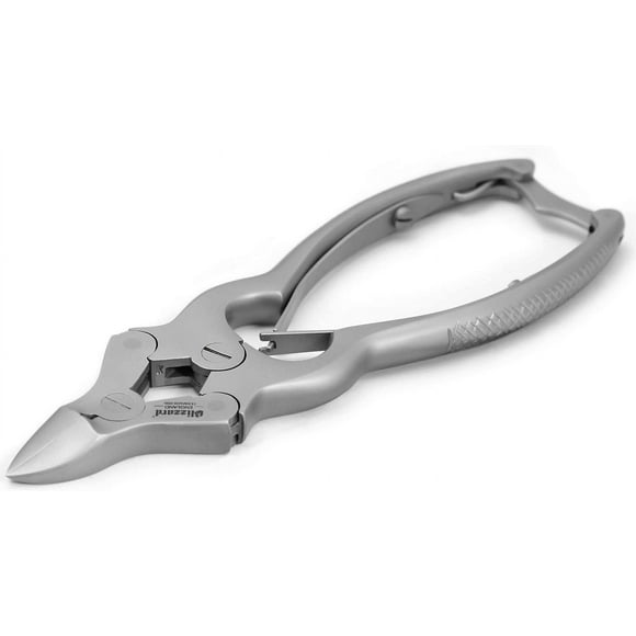Toenail Clippers by Blizzard - Podiatrist Double Action Mycotic Nail Nipper - 6 inch Cantilever Nail Cutter German Forged Heavy Duty - Double Spring Model