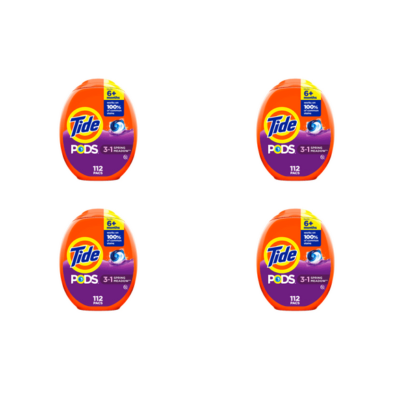 Tide Pods Spring Meadow 93 oz – 4 Pack