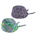 thumbnail image 1 of STARTIST 2Pcs Womens Mens Scrub Dustproof Working Chemo Hat Headwrap Flower+Green, 1 of 5