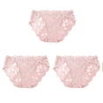 thumbnail image 2 of Fesfesfes Womens Underwear High Waist Women Sexy Lace Underwear Comfortable And Slim Hollowed Out Solid Panties Briefs, 2 of 5