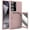 Pink, variant on Case For Samsung Galaxy S25/S25 Plus/S25 Ultra, Built-in Card Mirror Phone Cover Shockproof Simple Case