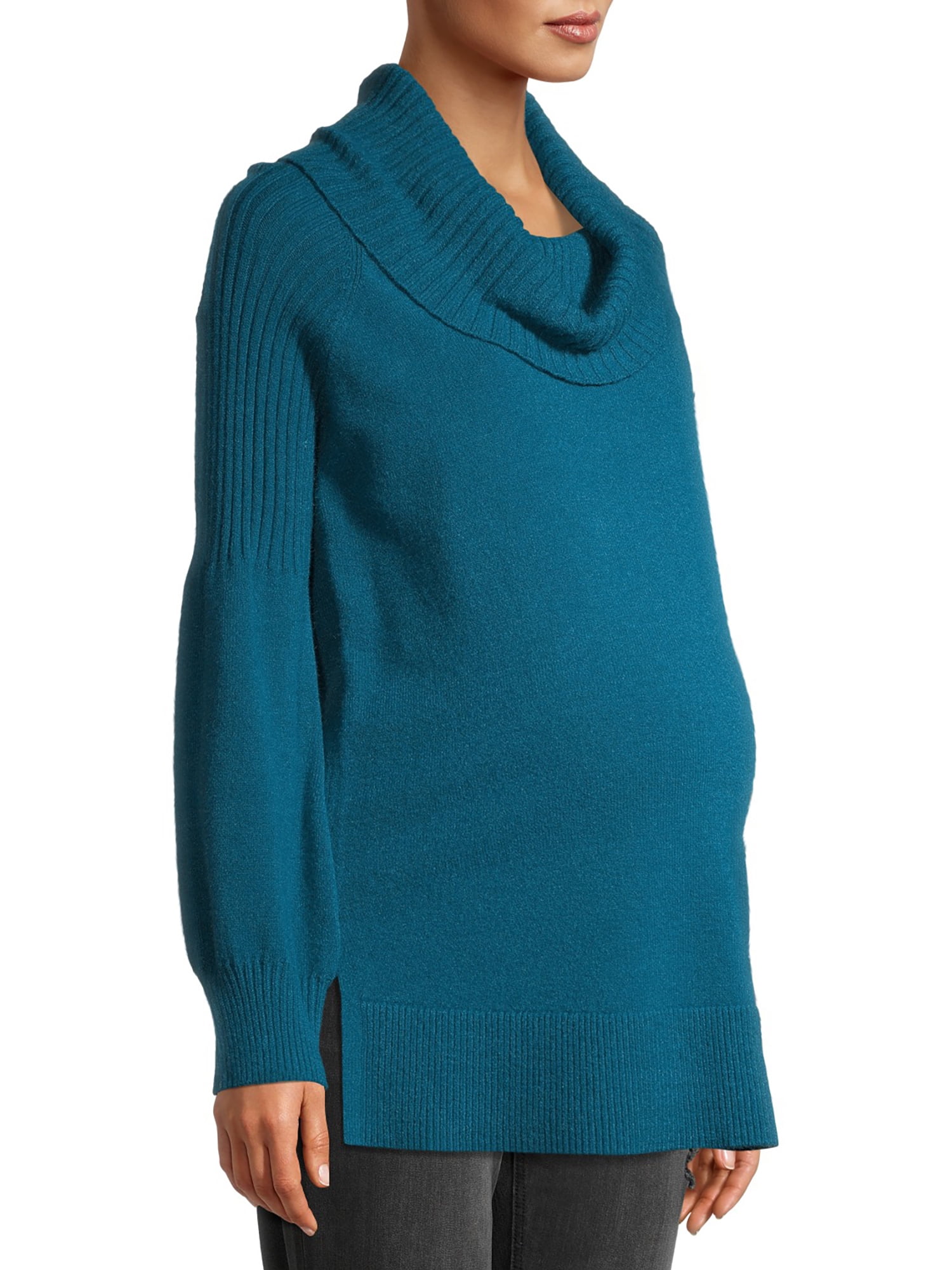 Tru Maternity Sweater with Cowl Neck 