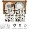 thumbnail image 5 of Dinosaurs Kitchen Towels Set of 1, Natural Primitive Wild Animals Wood Grain Absorbent Dish Towels for Kitchen, Microfiber Hand Towel, Quick Drying Tea Towel for Cleaning Decorative Dishcloths, 5 of 7