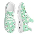 thumbnail image 1 of Zapatillas de deporte de malla con dibujos de dientes bonitos, cómodas, con plataforma y amortiguación de aire, para mujer, ligeras y a prueba de golpes, para correr, tenis, 1 of 6