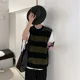thumbnail image 4 of Chaleco sin mangas, suéter largo para hombre, chalecos de punto con cuello en V para hombre, ropa popular coreana, prendas de punto baratas, cachemira, elegantes y suaves, 4 of 4