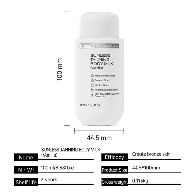 EGNMCR Organisateurs et Rangement de Garde-Robe, Organisation et Rangement, Bacs de Rangement, Contenants de Rangement Lotion de Bronzage Chocolat Hydratante Longue Durée Pas Besoin de Bain de Soleil 100ml Lotion de Bronzage