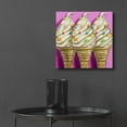 thumbnail image 6 of Epic Art 'Ice cream faces' by Howie Green, Acrylic Glass Wall Art, 12"x12", 6 of 8