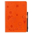 thumbnail image 2 of Dteck Case For Apple iPad 9th Generation 10.2-inch 2021,Magnetic Leather Cat Patterned Wallet Card Holder Smart iPad 8th/7th Gen 10.2" Case Folio Stand Protective Automatic wake/sleep Cover,Orange, 2 of 8