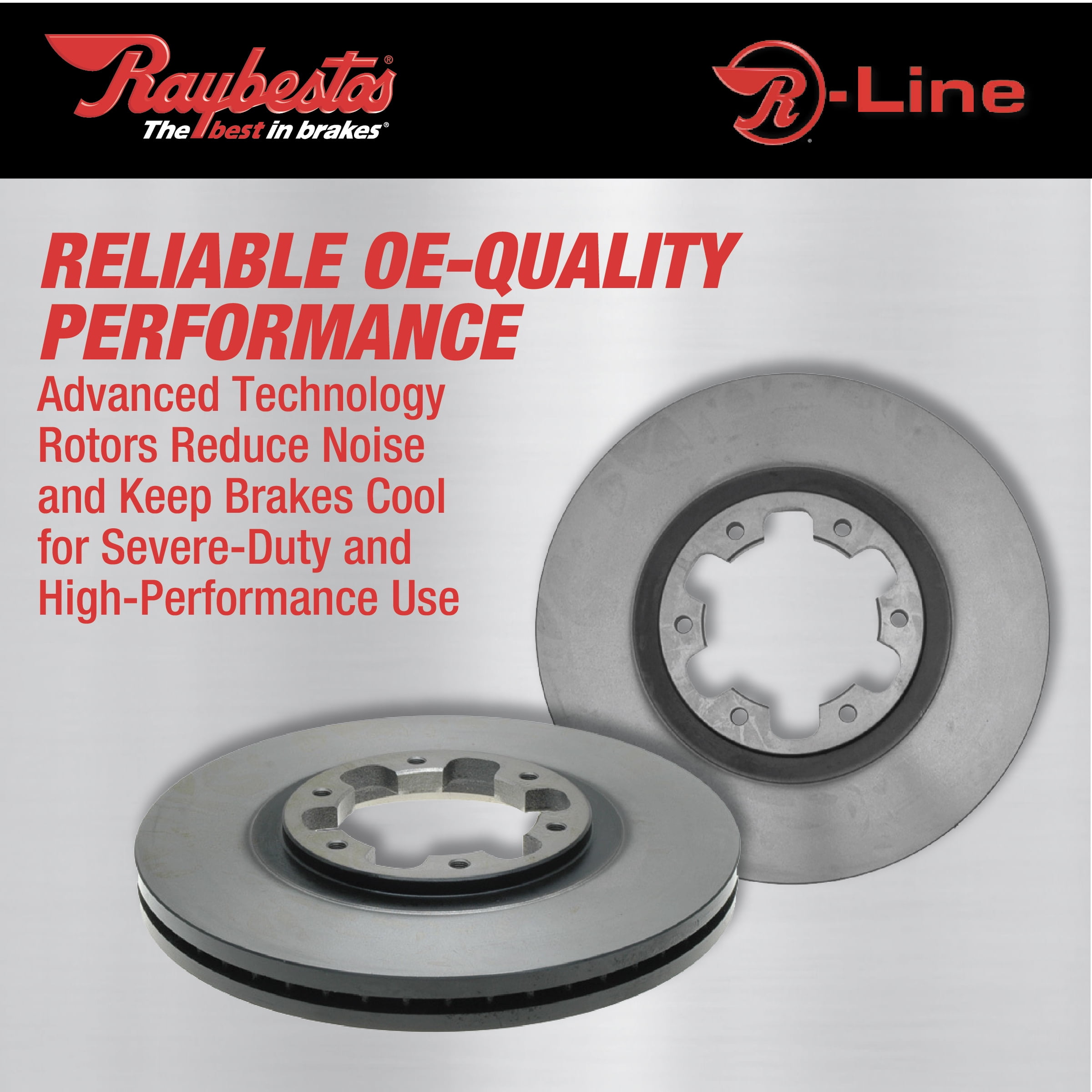 Raybestos 6084 Disc Brake Rotor, Front, Fit for 1996-1977 Ford F-250 Front Models