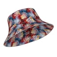 thumbnail image 2 of Kdxio Reflective Bucket Hat - Hawaiian Style Print Bucket Hat for Men,Women, 2 of 9