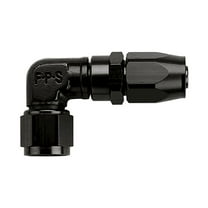 Fragola Hose Fitting #20 90 Degr Black - Low Pro-File
