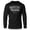 Silver on Black, variant on GYMISH HARDCORE TRAINING Lightweight Long Sleeve Hooded T-Shirt for Men – Athletic Gym Hoodie, Workout Shirt for Bodybuilding & Fitness