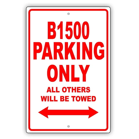 CHRYSLER CORDOBA Parking Only All Others Will Be Towed Ridiculous Funny Novelty Garage Aluminum Sign 18"x24" Plate
