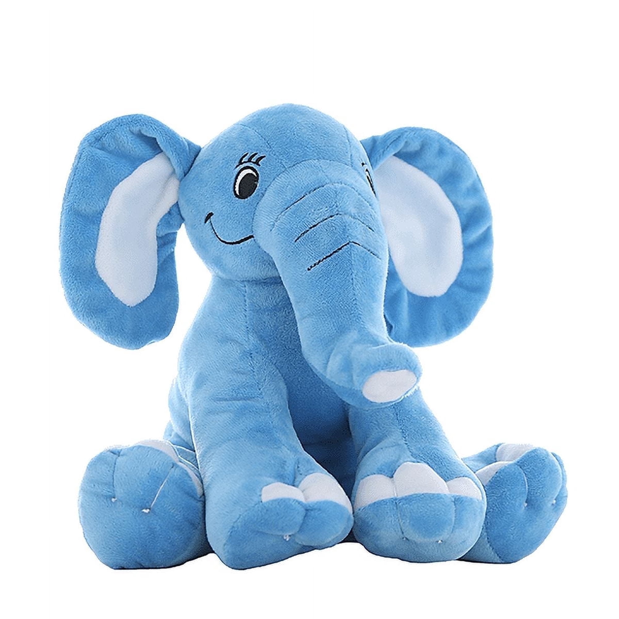 New Elmer The Blue Elephant 16-Inch Stuffed Animal - Soft Plush Toy for Cuddles and Playtime, Kids Love 'Em!