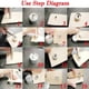 thumbnail image 5 of 200Pcs Snaps Buttons Set Stainless Steel Snap Fastener Kit Press Studs Cap Fixing Tool DIY Leather Craft for Clothing Sewing, 5 of 5