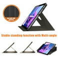 thumbnail image 4 of SaniMore Case for Lenovo Tab M10 10.1 inch 3rd Generation TB-328F, 360° Rotating Swivel Stand Anti-slip Strip Auto Sleep/Wake PU Leather Luxury Pattern Full-body Protective Shockproof Shell, Black, 4 of 10