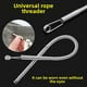 thumbnail image 3 of Kit de bucles de costura Paquete de 10 | Herramientas de enhebrado de cordón flexibles - Dispositivo de encordado de cuerdas para cinturones de tela Tiras de cincha | Acero para muelles, 3 of 7