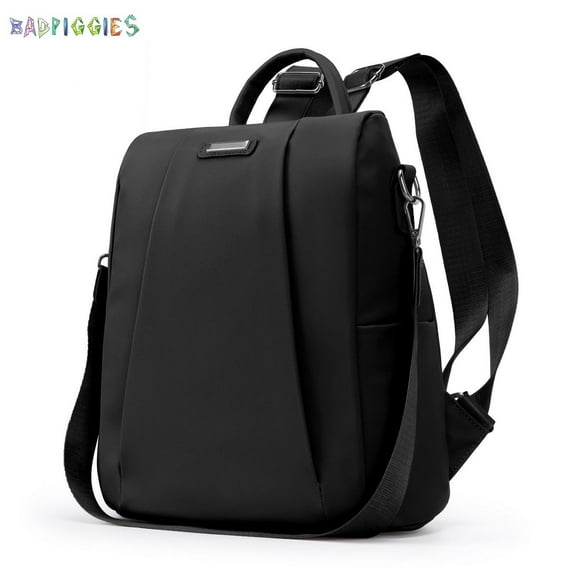 BadPiggies Women Backpack Purse Waterproof Oxford Anti-Theft Rucksack Lightweight Shoulder Bag "Upgated Thicken PU Zipper 1.06lb"