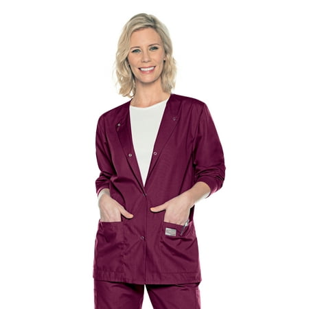 Landau Long Sleeve Relaxed Fit Solid Print Jacket (Women's), 1 Count, 1 Pack