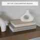 thumbnail image 2 of Set de 2 cajas de lino para libros decorativos ZICOTO, decoración moderna, 2 of 8