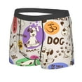 thumbnail image 2 of Kll Dog Doing Yoga Men'S Cotton Boxer Briefs Underwear-Large, 2 of 9