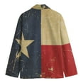 thumbnail image 2 of Vintage Texas Flag Print Men'S Blazer, American Flag Fun Novelty Blazer. Gifts For Us Independence Day, 4Th Of July, 2 of 4
