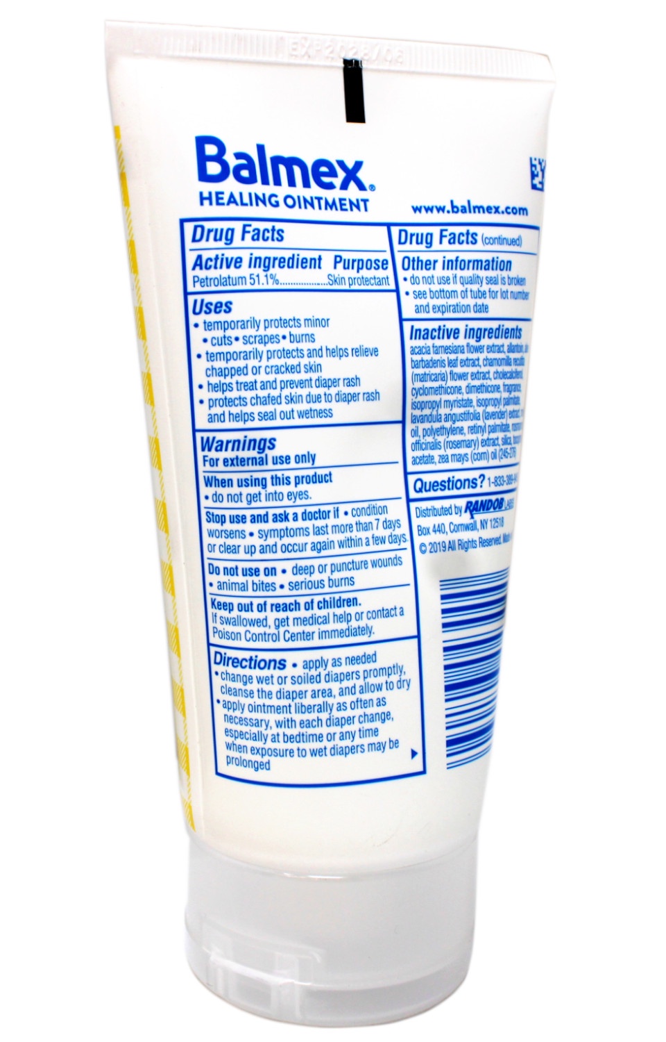 4 Pack - Balmex Multi-Purpose Healing Ointment, from Diaper Rash to Chapped, Chafed Skin, Soothes & Heals, 3.5 OZ