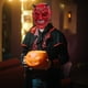 thumbnail image 1 of Maojin Halloween Decoration Latex Mask Halloween Headgear Cosplay Creepy Scary Headgear For Halloween Costumes Party Props, 1 of 7