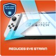 thumbnail image 5 of Maglass Screen Protector for Nintendo Switch OLED (2021) Blue Light Blocking Tempered Glass Guard (Anti-Bluelight for Reduced Eye Fatigue), 5 of 9