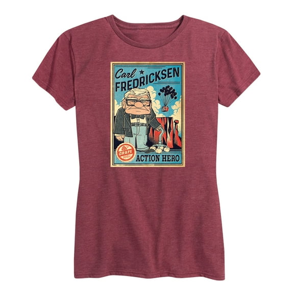 Up - Carl Action Hero - Women's Short Sleeve Graphic T-Shirt