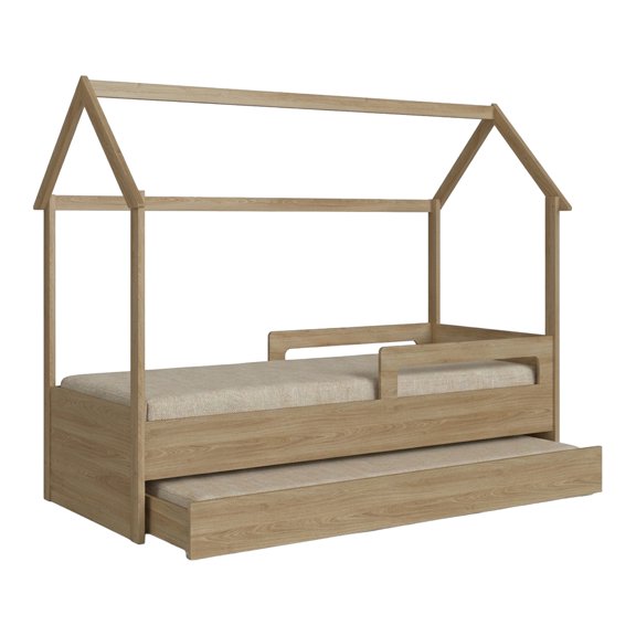 Cama Infantil Montessori con Cama Auxiliar (Colchón 190x100cm) Avalon
