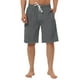 thumbnail image 1 of Pantalones cortos de verano para hombres INSPIRE CHIC para el Día del Padre, con cordón elástico en la cintura, sólidos, para la playa y la natación, 34 gris, 1 of 6