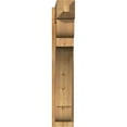 thumbnail image 2 of Ekena Millwork 8"W x 32"D x 44"H Olympic Rough Sawn Craftsman Outlooker, Western Red Cedar, 2 of 4