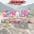 thumbnail image 3 of FKELYI Easter Egg Bunny Rabbit Print UTV Seat Cover 2 Pcs Set Powersports Seat Covers Anti-Scratch Mule Bench Protector Backrest Cover Full Back Design ATV Interior Deocr, 3 of 7
