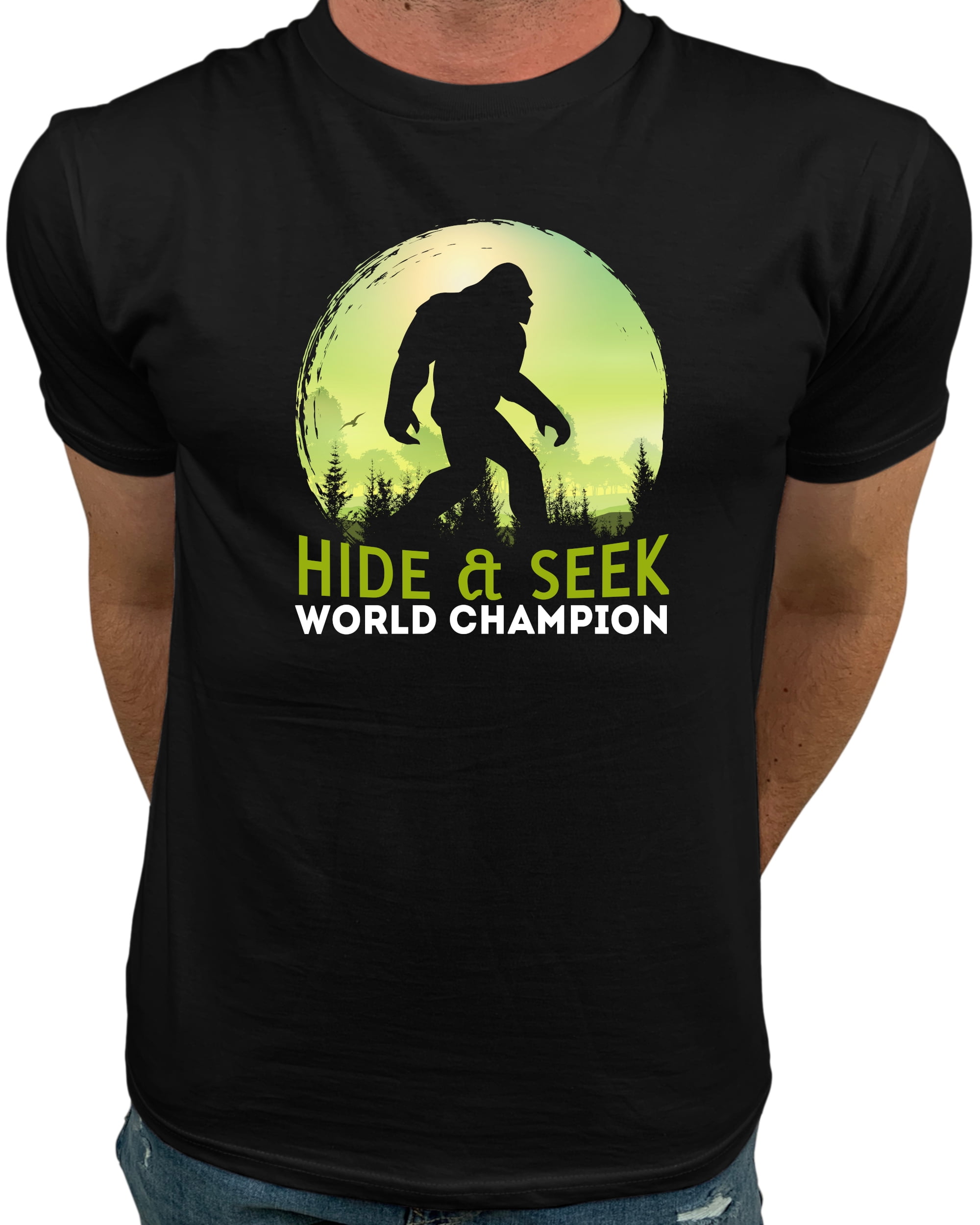 sasquatch t shirt hide and seek