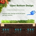 thumbnail image 6 of Costway Wooden Raised Garden Bed Outdoor Wood Planter Box for Vegetables Flowers Fruit, 6 of 9