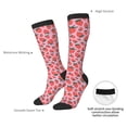 thumbnail image 5 of Bingfone Compression Socks for Women and Men Long Socks for Running Athletic Cycling Nurse-Cartoon Strawberry, 5 of 8
