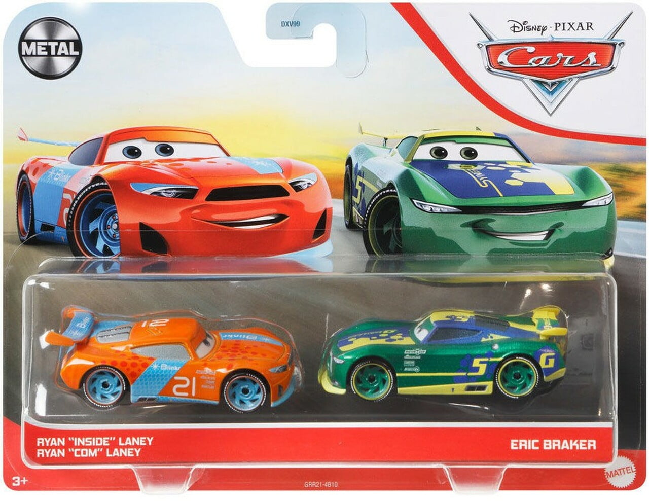 Disney and Pixar Cars 3 2-Pack Assortment, 1:55 scale Fan Favorite