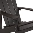 thumbnail image 6 of Pemberly Row Farmhouse Faux Wood Adirondack Chair In Slate Gray, 6 of 8