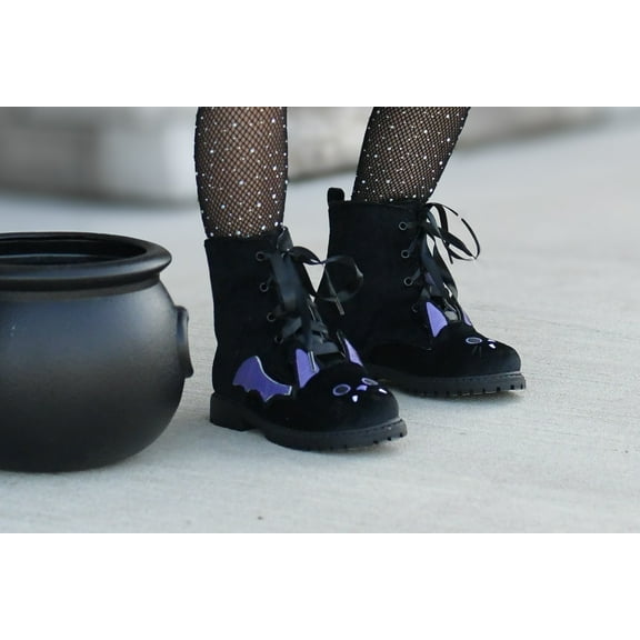 Batty suede combat boots toddler 7