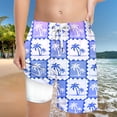 thumbnail image 2 of Gubotare Little Boy Swim Trunks Boys Swim Trunks Compression Liner Swimming Shorts Quick Dry Boxer Brief Swimwear Bathing Suit (Blue,Size 8-9 Years), 2 of 4