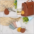 thumbnail image 5 of Unique Bargains Leather Key Fob, PU Leather Key Fobs with Key Rings Keychain Holder Pink, 5 of 6