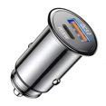 thumbnail image 4 of 2X Mini cargador de automóvil de metal Qc3.0 48W USB tipo C One Drag Two Cargador rápido de teléfono móvil para encendedor de automóvil, 4 of 5
