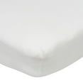 thumbnail image 1 of Gerber Baby & Toddler White Neutral Fitted Crib Sheet, 1 of 2
