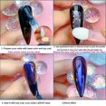 thumbnail image 4 of Nail Powder 6 Colors Mirror Laser Nail Powder, Metal Iridescent Mica Nail Powder Mirror Multi-chrome Powder Iridescent Nail Powder Nail Art Paint Shap, 4 of 5