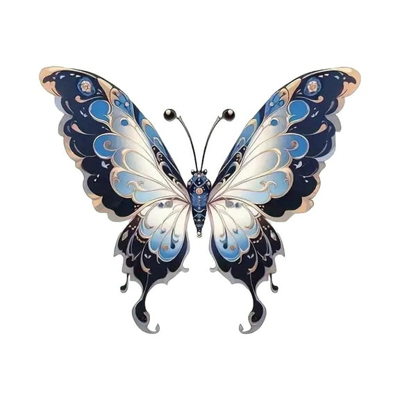 Blue Personalized Car Sticker Decorative Vinyl Waterproof For Vehicle