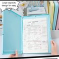thumbnail image 4 of kurtrusly Storage Bag Writing Clipboard Paper Organizer Simple Style Exquisite Long-lasting Student Accessories Practical Yellow, 4 of 9